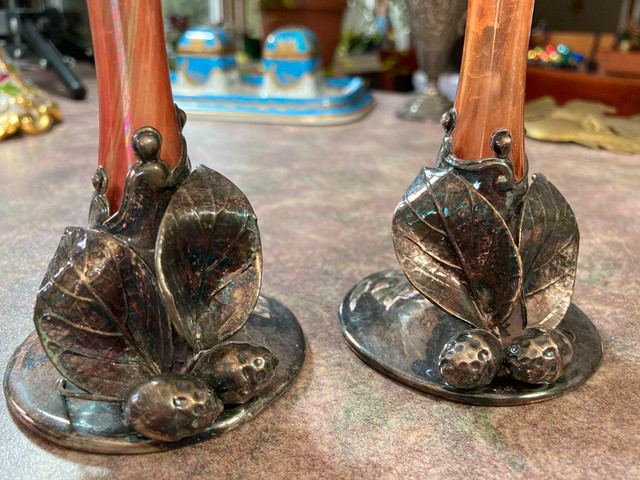 STERLING & ARTISANAL GLASS - GREAT PATINA - EXCELLENT CONDITION dans Art et objets de collection  à Longueuil/Rive Sud - Image 3