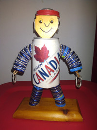 10" Molson Canadian Tin Can Man