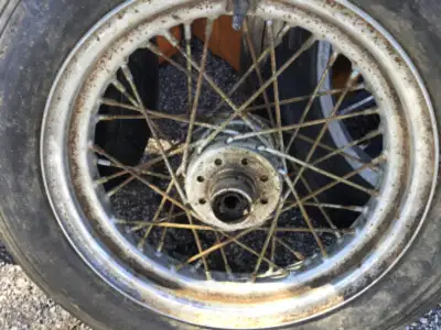 PANHEAD/EARLY SHOVEL Drum brake wheel $100.00 16 inch rear mag, 3/4 axle. $100.00