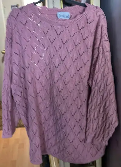 Women Pink Sweater - Size 18, View more