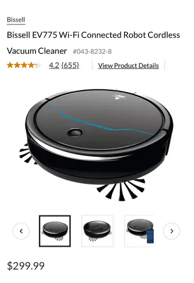 EV775 wifi robot vacuum , View more