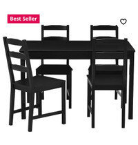 Ikea Jokkmokk dining table plus 4 chairs 