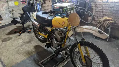 1973 CZ 380 motocross. This bike is as close to be original. Pictures will answer all your questions...