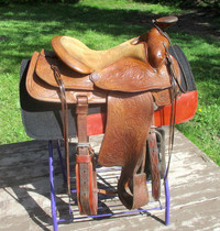 Lovely F. Eamor 15.5" saddle / consignment, Dawson Creek area