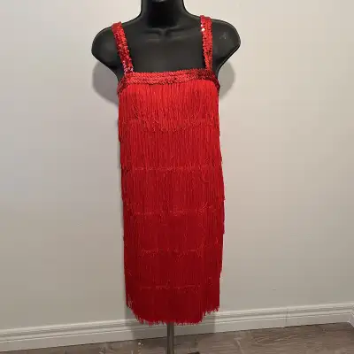 Sequin Fringe Dress, View more
