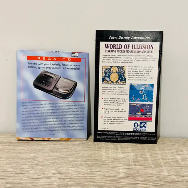Authentic Sega Genesis Sonic 2 Manual & Next Level Poster Insert ...