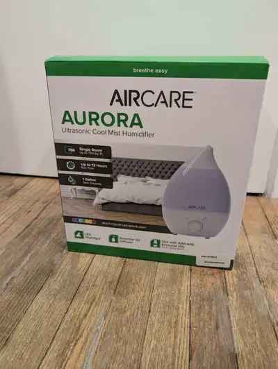 Aurora AIRCARE UltraSonic Humidifier 1gal, 750sqft, View more