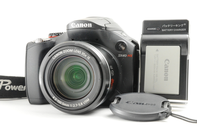 Canon PowerShot SX40 HS 12.1MP Digital Camera w/ Charger, View more