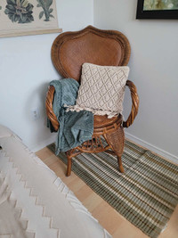One of a kind wicker chair