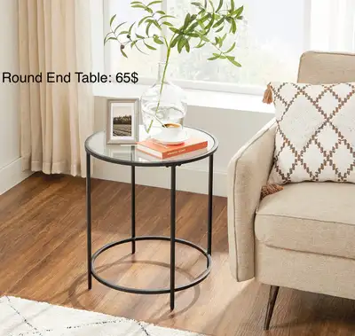 Round End Table, View more