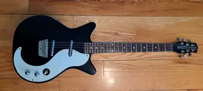 SUPERB Danelectro Double Cut 59 Black W/upgraded Hardware!SHIPS!, View more