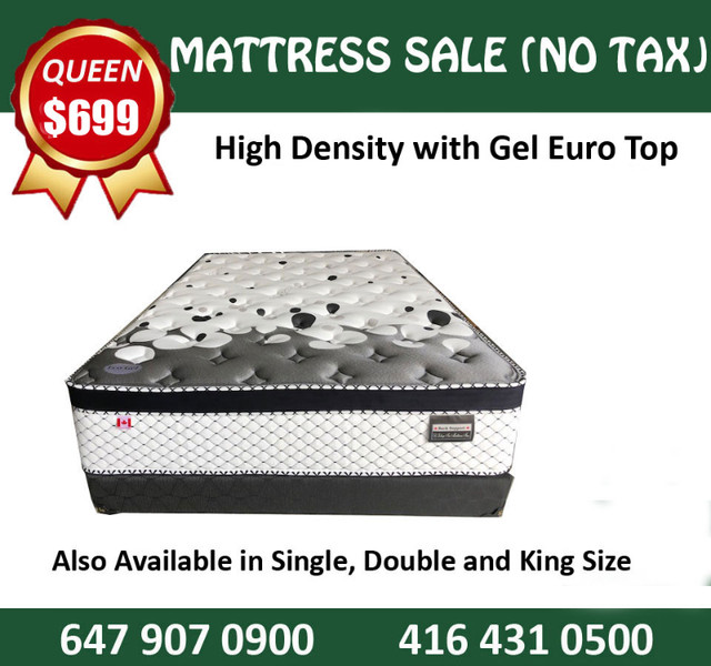 Markham Mattress Sale { No Tax } Mattress Sale Start From $149 in Beds & Mattresses in City of Toronto - Image 2