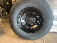 NEW TRAILER TIRES WITH RIM 10 PLY 235 80 16