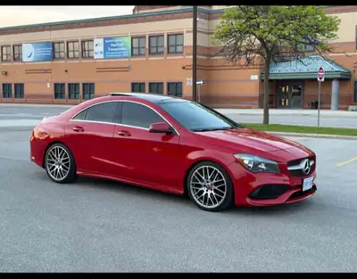 2017 Mercedes-Benz CLA250 4MATIC AMG package Rare red colour. clean title, no accident, clean car fa...