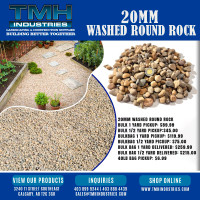 20MM WASHED ROUND ROCK - Landscape Supply