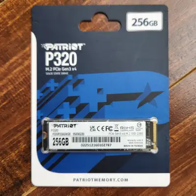 Patriot 256GB SSD New PCIe, View more