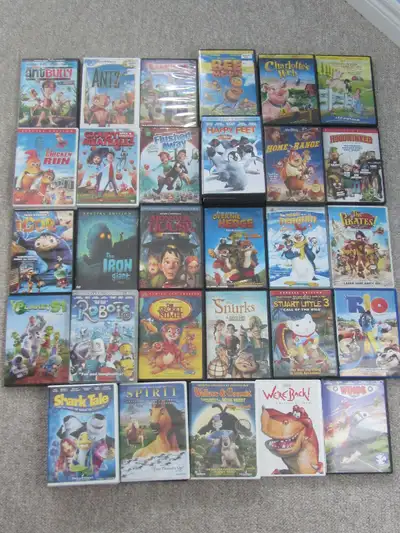 Variety of Animated Children's/Family DVDs To Choose From