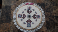 Original sewn wall clock   $20