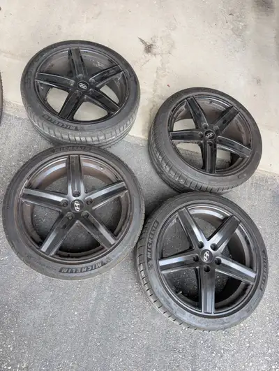 Rims bolt pattern: 5x114.3mm Used for 5 years Tires have DOT 2019, bought in 2022, used for 4 season...