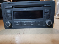 Car stereo, Audi, A3 2008, stock