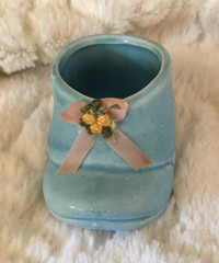 Vintage Porcelain Baby Boot