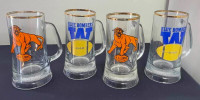 Vintage Rare Commemorative CFL B.C Lions and Blue Bombers Mugs