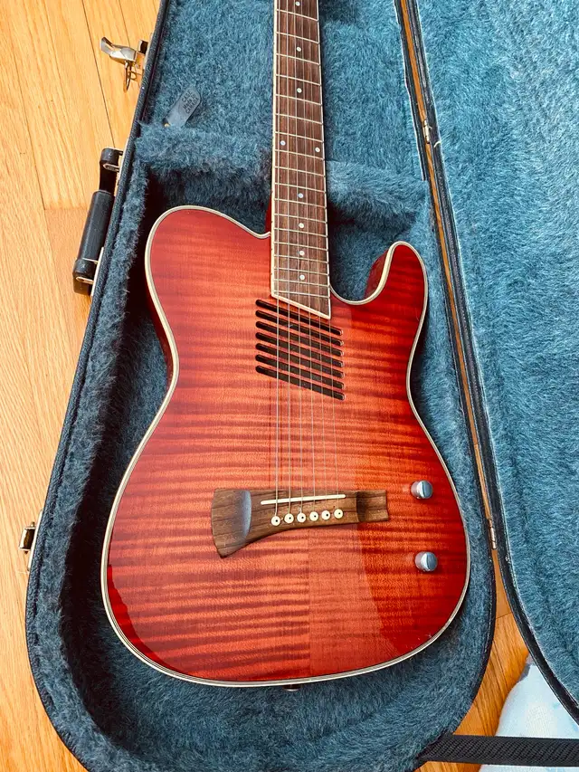 Vester Tradition Telecaster Electric Guitar with Hard Case in Guitars in Winnipeg - Image 2