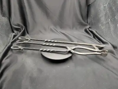 Wrought Iron Fireplace Tools Poker Fireplace Tongs, View more