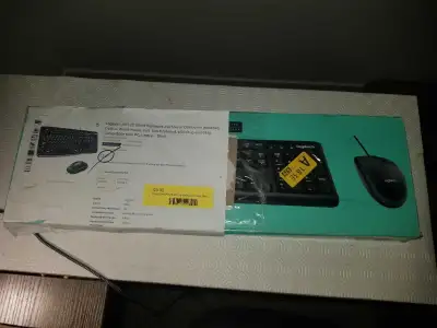 I'm selling a used Logitech MK120 wired keyboard and mouse combo, perfect for anyone needing a relia...