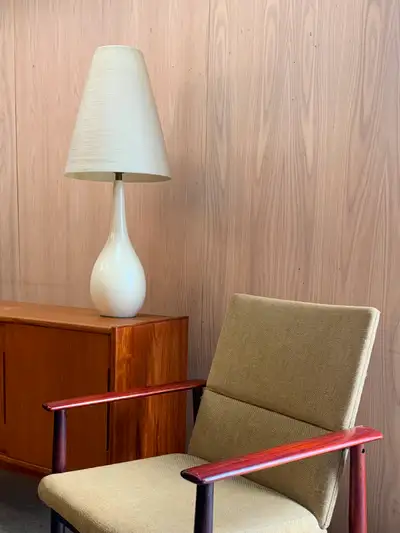1960s Canadian Ceramic and Fibreglass “Lotte” Lamp, View more
