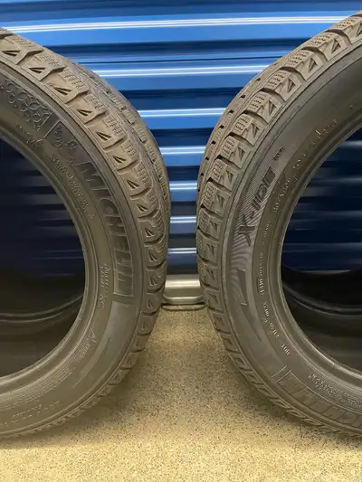 Set4️⃣. 205/55R16 91T Michelin® X-Ice Xi2. FIRM $250: Four Used Winter Tires. FIRM Tires Tread Depth...