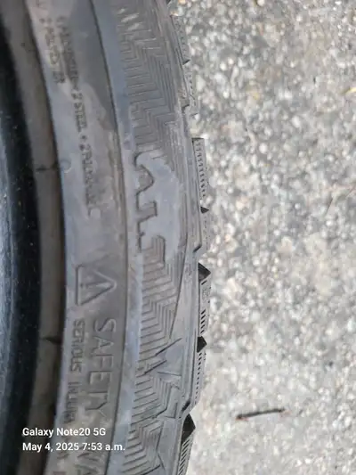 I have 2 tires pass safety they have about 80% treads