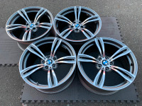 Set of OEM Genuine BMW F10 M5 20x9 20X10 style 343M in exc cond