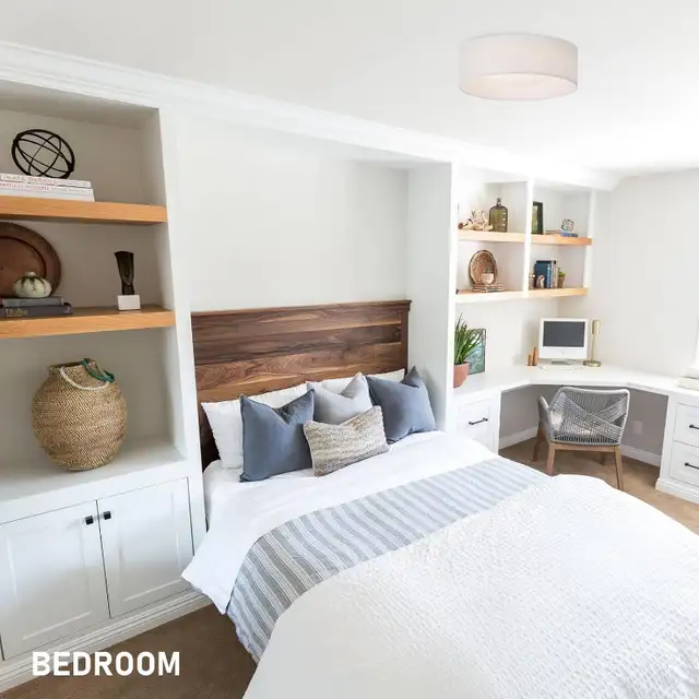 13" White Linen Fabric Flush Mount Ceiling Light, 24W LED 3000K in Indoor Lighting & Fans in Oshawa / Durham Region - Image 7