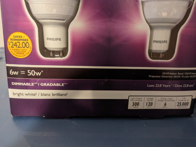GU10 light bulbs in Indoor Lighting & Fans in Markham / York Region