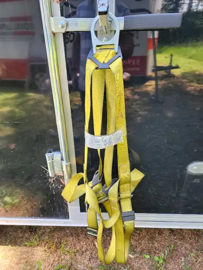 Full Body Harness 385 lbs. Capacity Tree Climbing Gear Yellow, View more