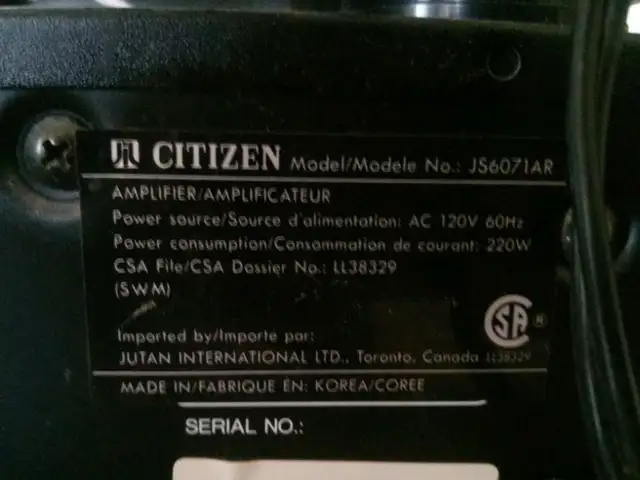 Citizen JS6071 Sound System/Stereo with Speakers in General Electronics in Mississauga / Peel Region - Image 5