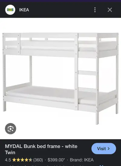 IKEA bunk bed, View more