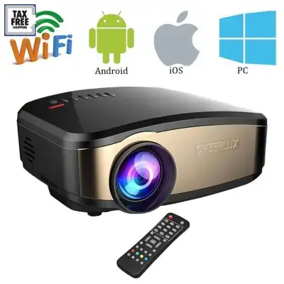 Projecteur WIFI Chromecast 2400 Lumens Projector HDMI VGA USB, View more