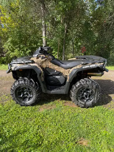 2023 Can Am Outlander 850 Hunting Edition. 4400km 3500lb winch, I am going to be replacing the cable...