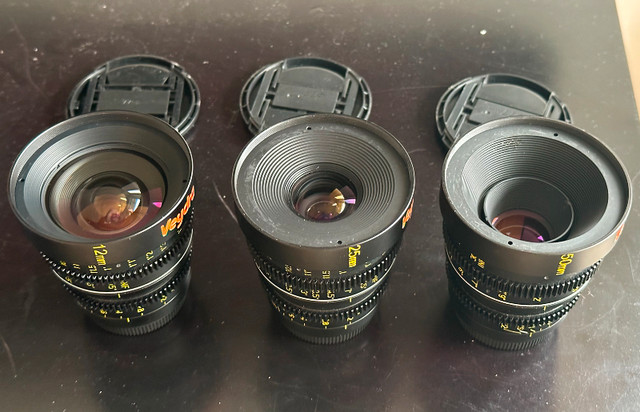 Veydra Mini Prime Cine Lens Kit 12mm, 25mm, 50mm, MFT in Cameras & Camcorders in City of Toronto - Image 3