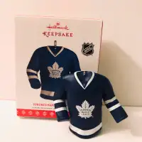 2017 Hallmark Ornaments Toronto Maple Leafs Jersey Hockey