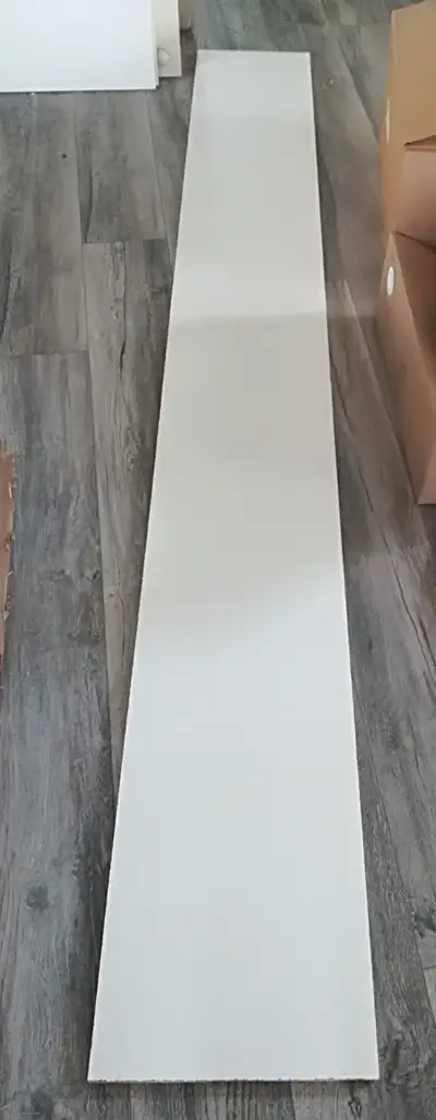 Planche mélamine blanche 13,5 x 97 po, View more
