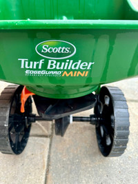 $90 Scott’s turf builder with edgeguard, used twice