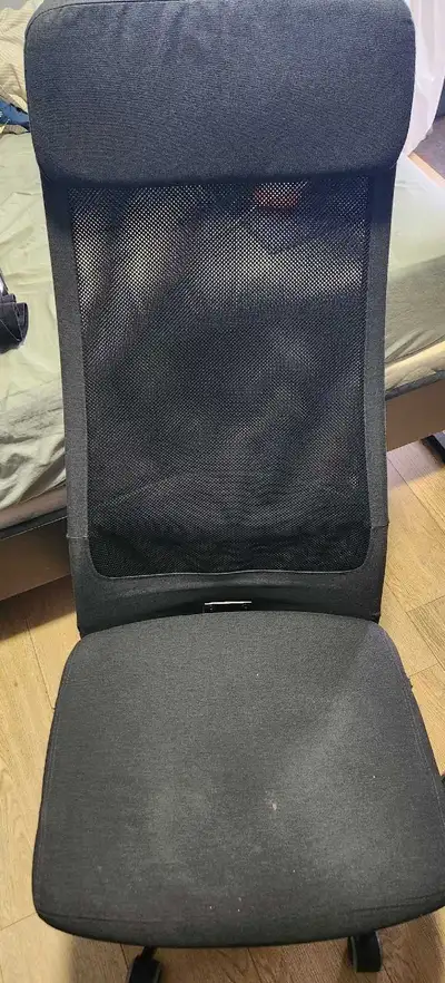 Markus ikea chair. I have the arms for it but it is missing the screw/bolts to hold it in place. Bou...