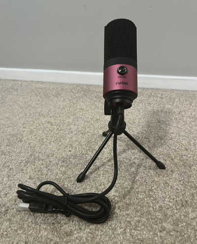 FIFINE K669B USB Condenser Microphone - Studio Recording - Red, View more