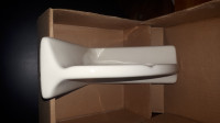 New  Bathroom Bone Ceramic Corner Caddy & Towel Bar