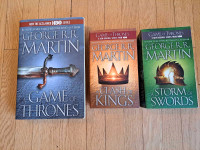 3 for $12 Game of thrones books 1 to 3 - George Martin novel