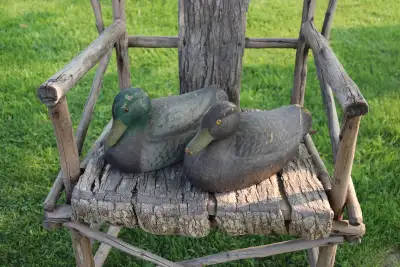 Vintage Papier Mache Duck Decoys, View more