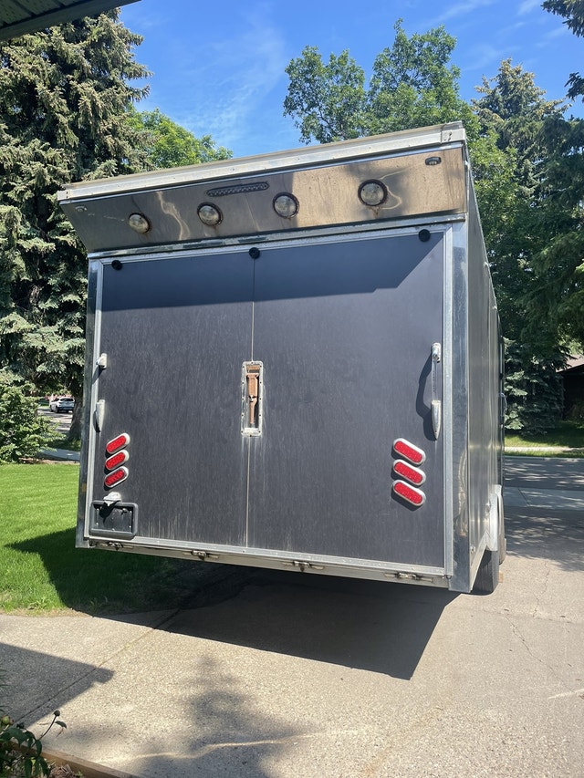 8.5x28 nash car enclosed sled trailer Cargo & Utility Trailers